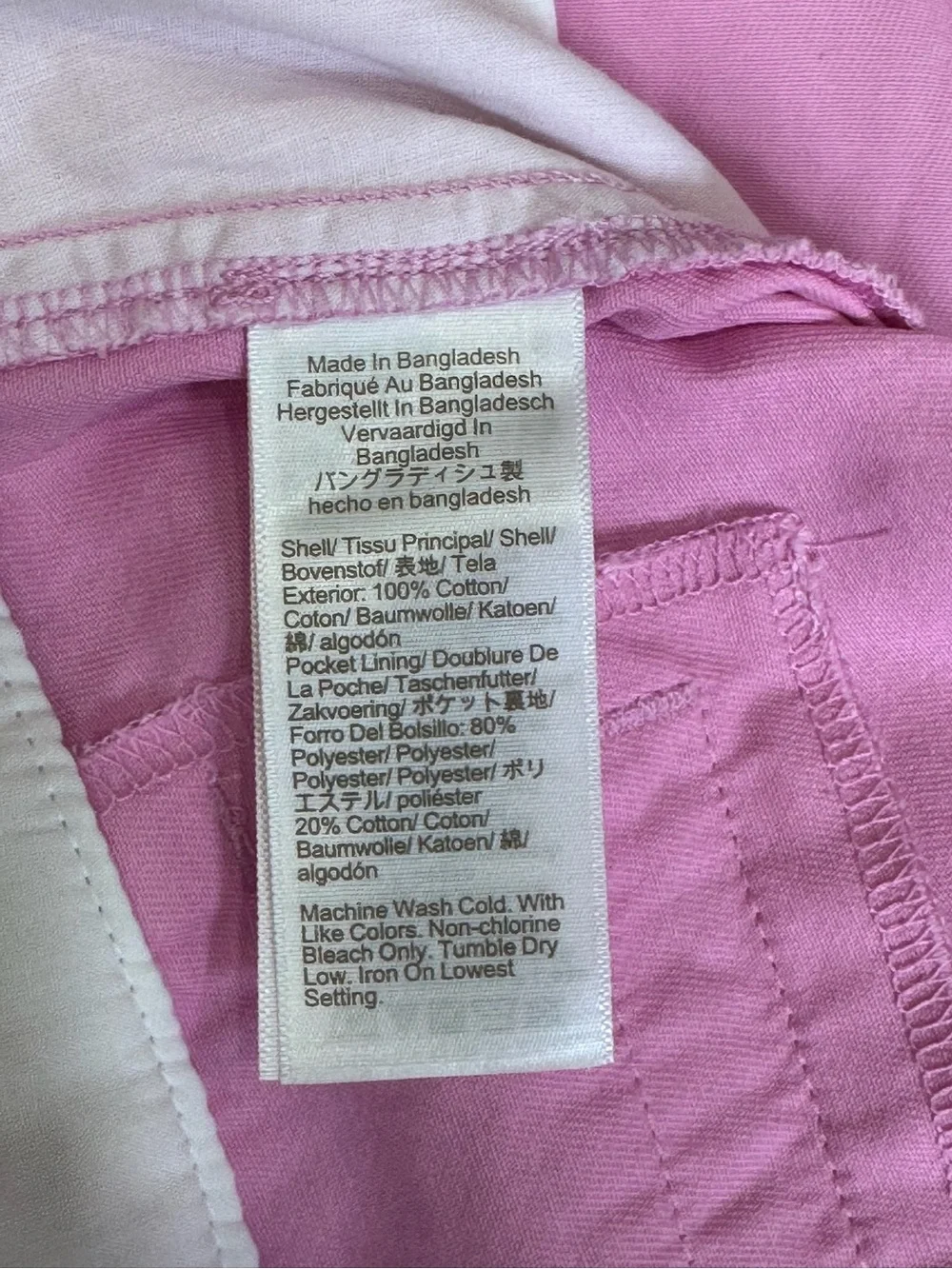 NWT J.Crew Pink Cotton Mid Rise Chino Shorts Size 6
